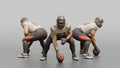 Center Ready to Snap the Ball
