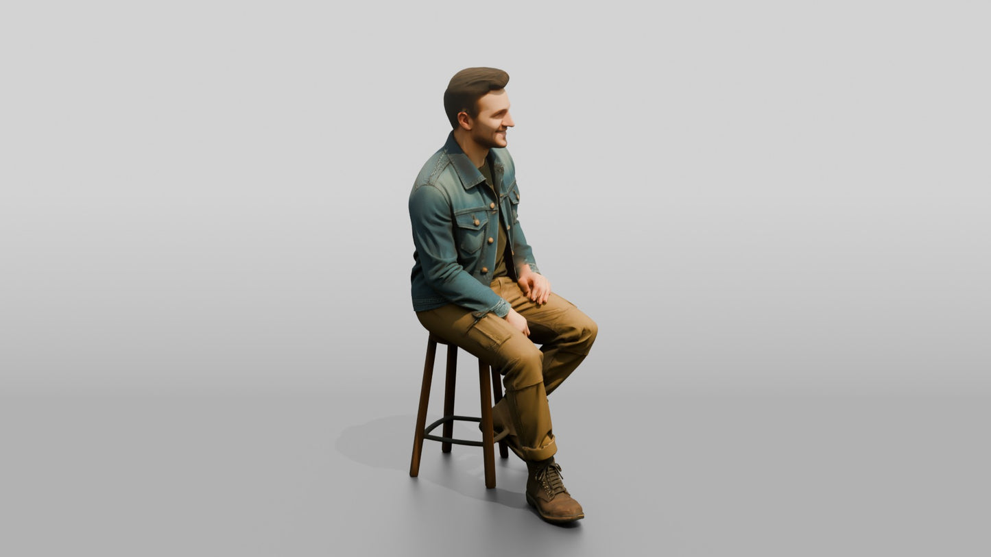 Denim Workwear Man 03