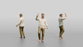Older Man Dancing with a Drink