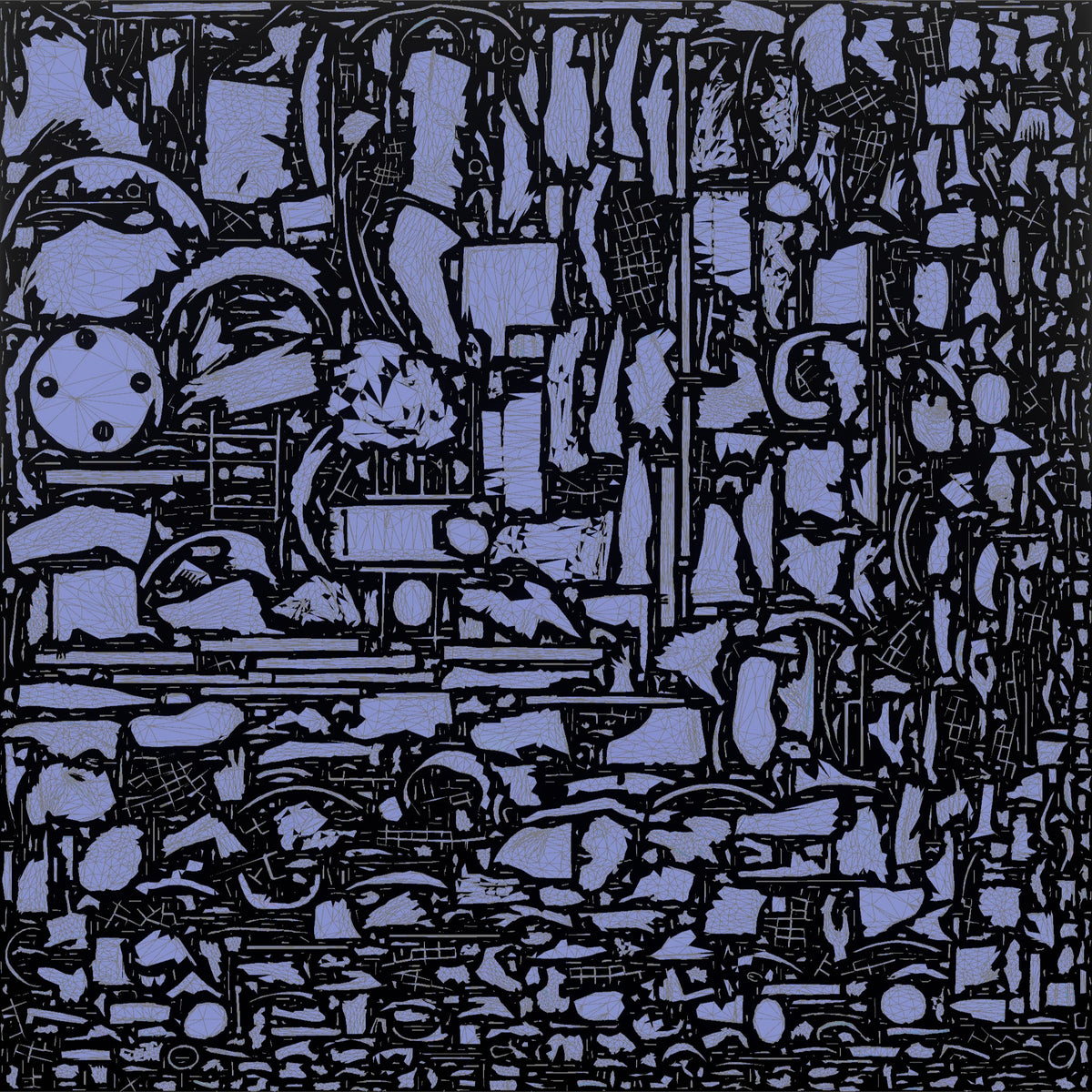 Father Flipping A Burger With A Spatula Over A Grill - UV layout, normal map