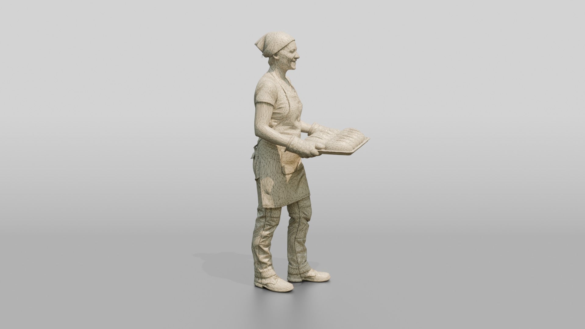 Baker Pulling Sourdough Loaves