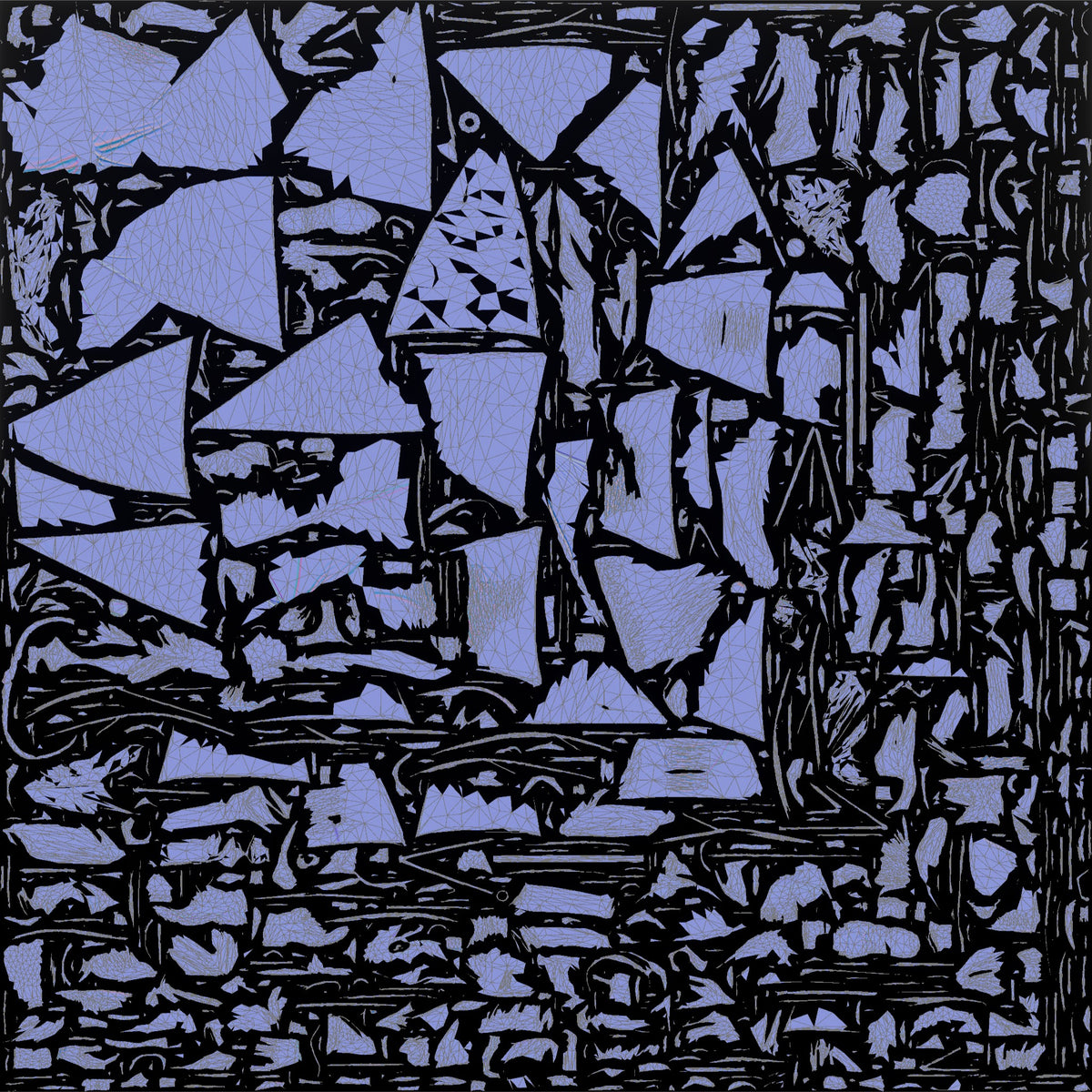 White Man in Grey Shell Jacket with Umbrella - UV layout, normal map
