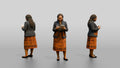 African Woman in a Blazer Checking Receipts