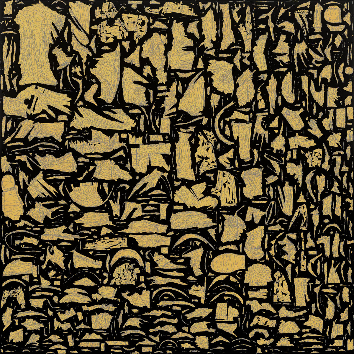 Construction Worker Man 87 - UV layout, metallic roughness map