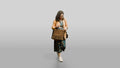Chinese Woman Shopping in Stylish Outfit