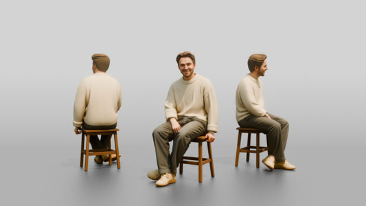 Cozy Oversized Casual Man 03