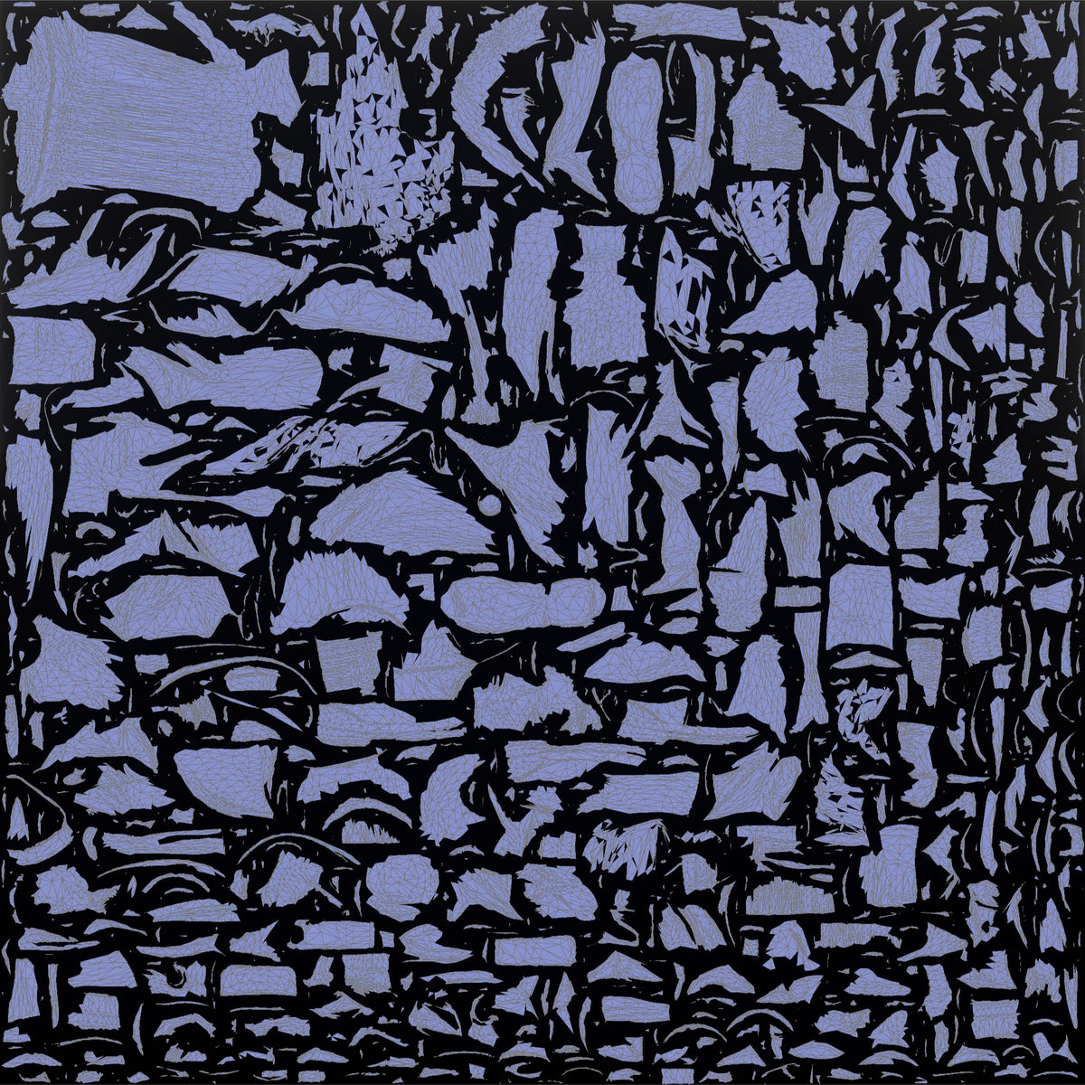 Grandfather Holding A Pipe, Examining It Thoughtfully - UV layout, normal map