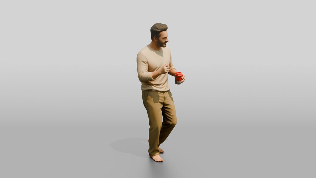 Man Dancing with a Drink