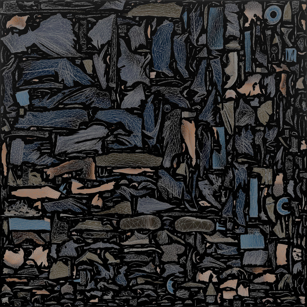 Father Carrying A Rolled-up Yoga Mat And A Gym Bag - UV layout, base color map