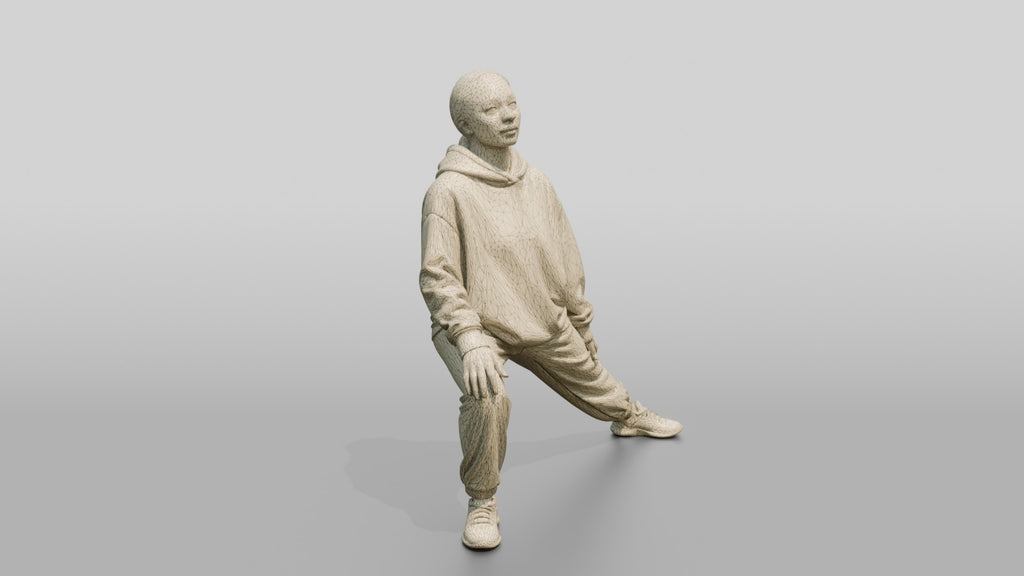 Woman in Deep Side Lunge