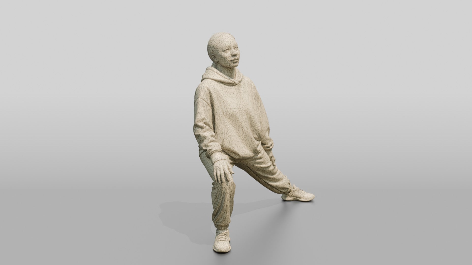 Woman in Deep Side Lunge