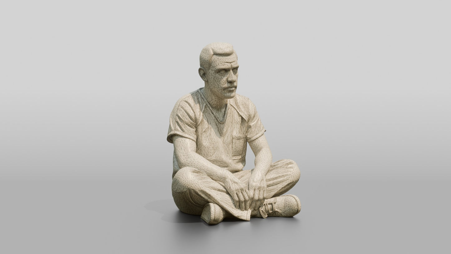 Middle Eastern Male Prisoner