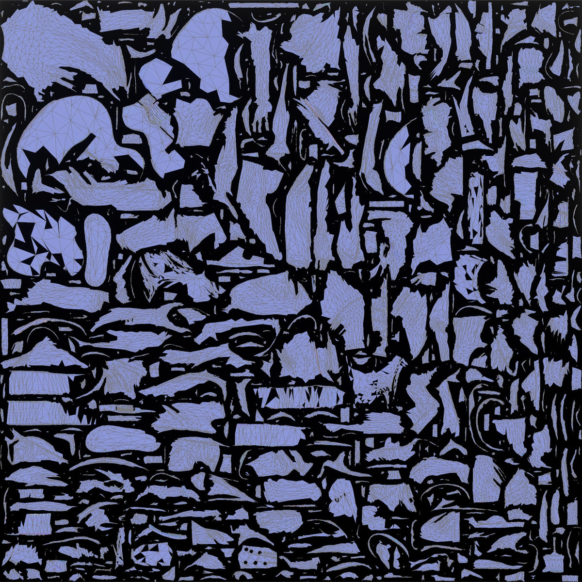 Hippie Man Playing an Acoustic Guitar - UV layout, normal map