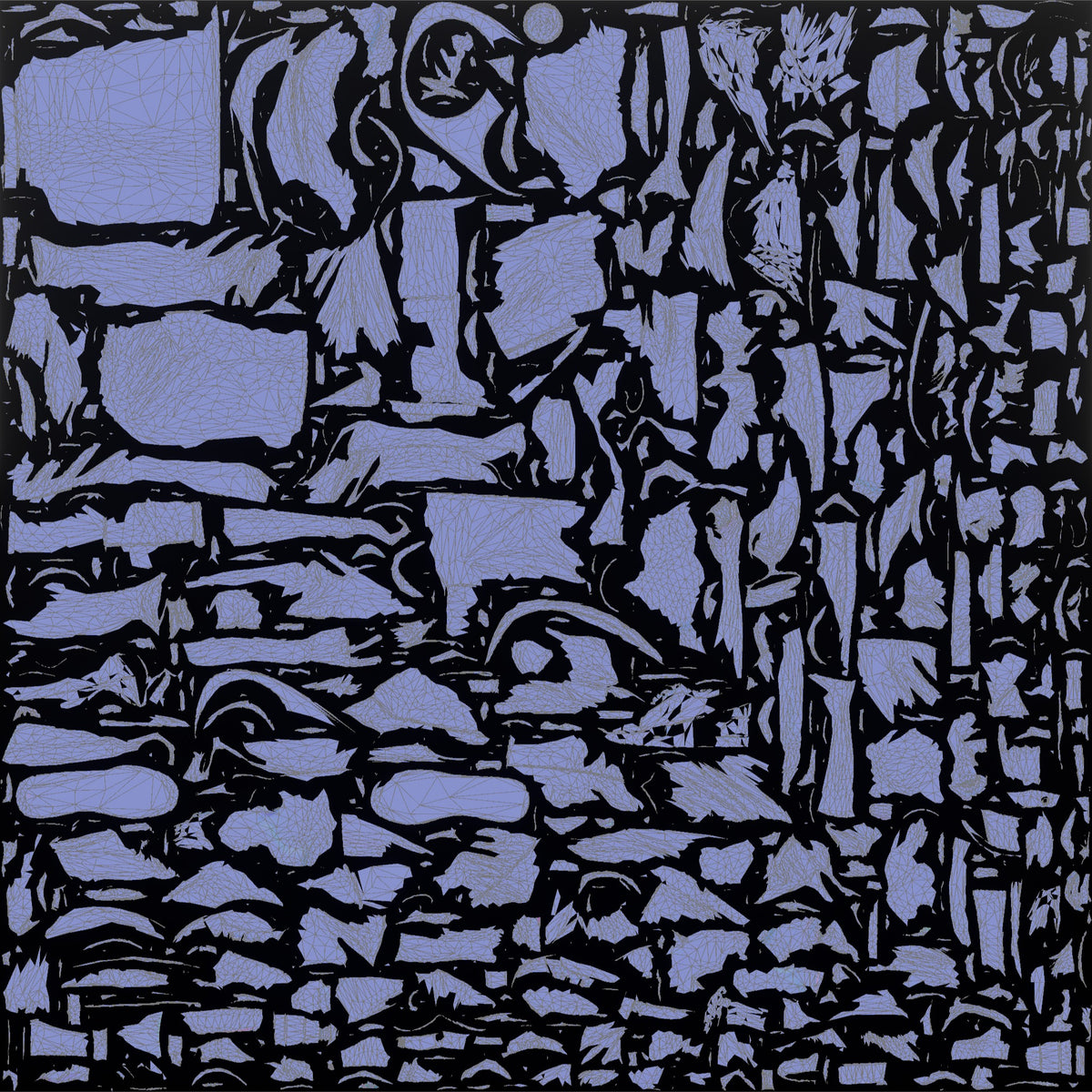 Server Woman Holding A Pepper Grinder, Mid-grind - UV layout, normal map