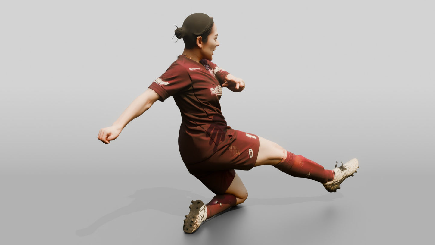 Soccer Player Sliding Challenge