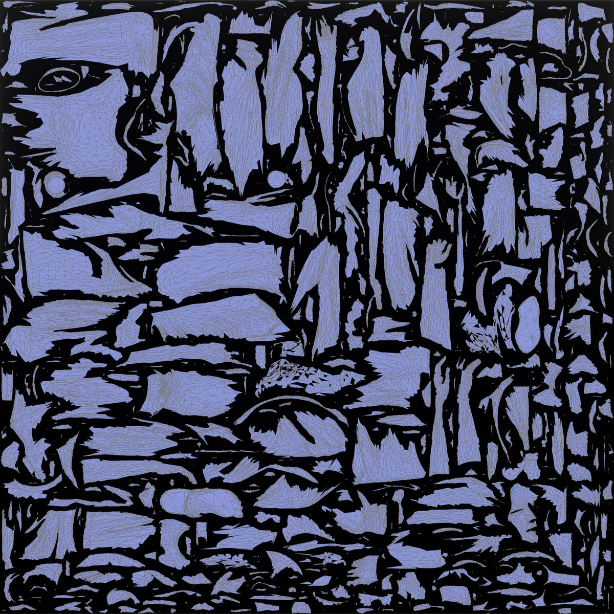 Woman Stretching Quad with Headphones - UV layout, normal map