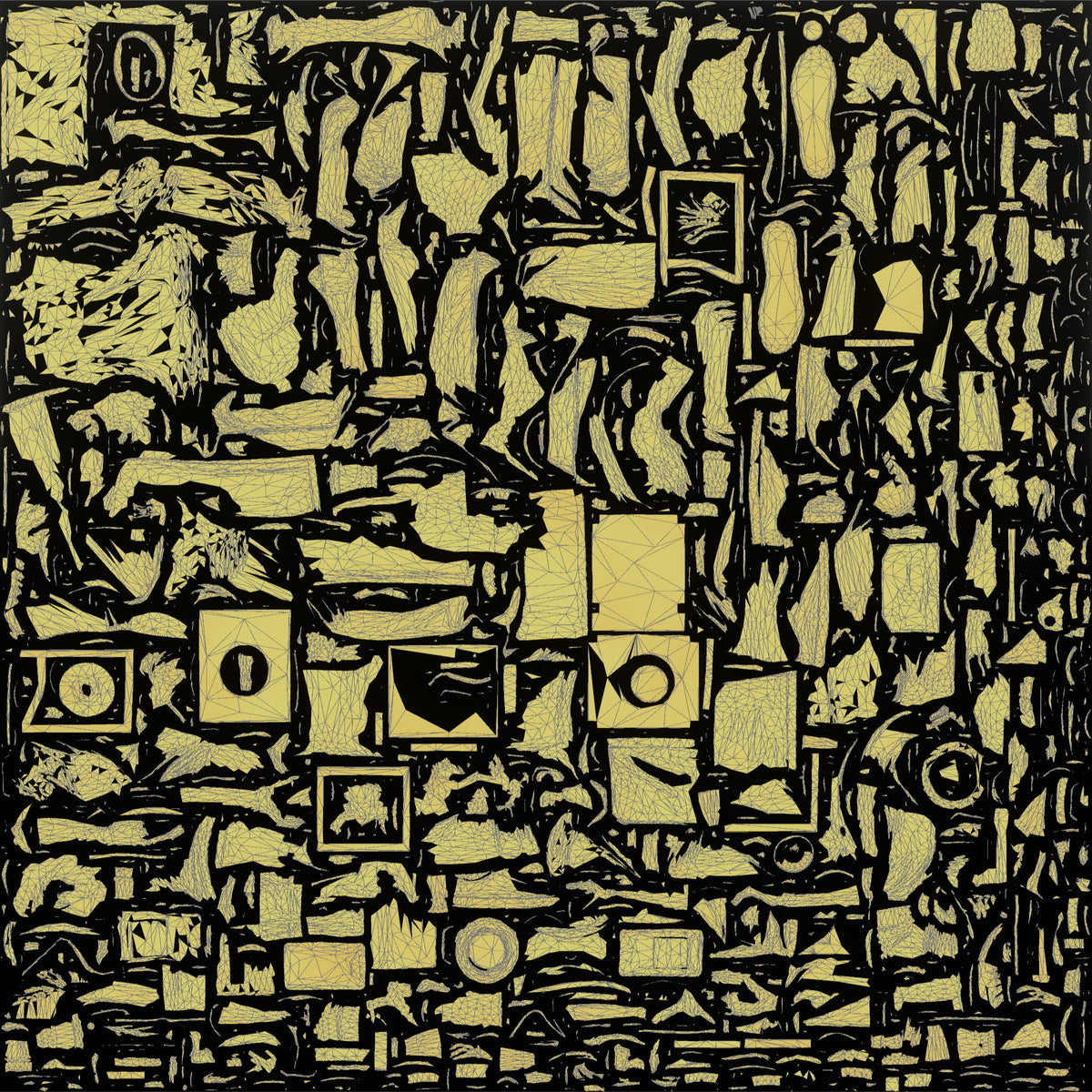 East Asian Barista Pouring Over Coffee - UV layout, metallic roughness map