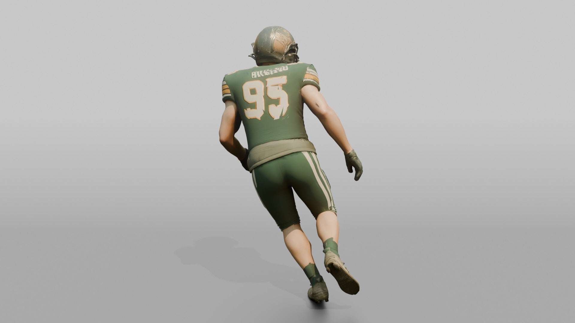 Linebacker Dropping into Pass Coverage