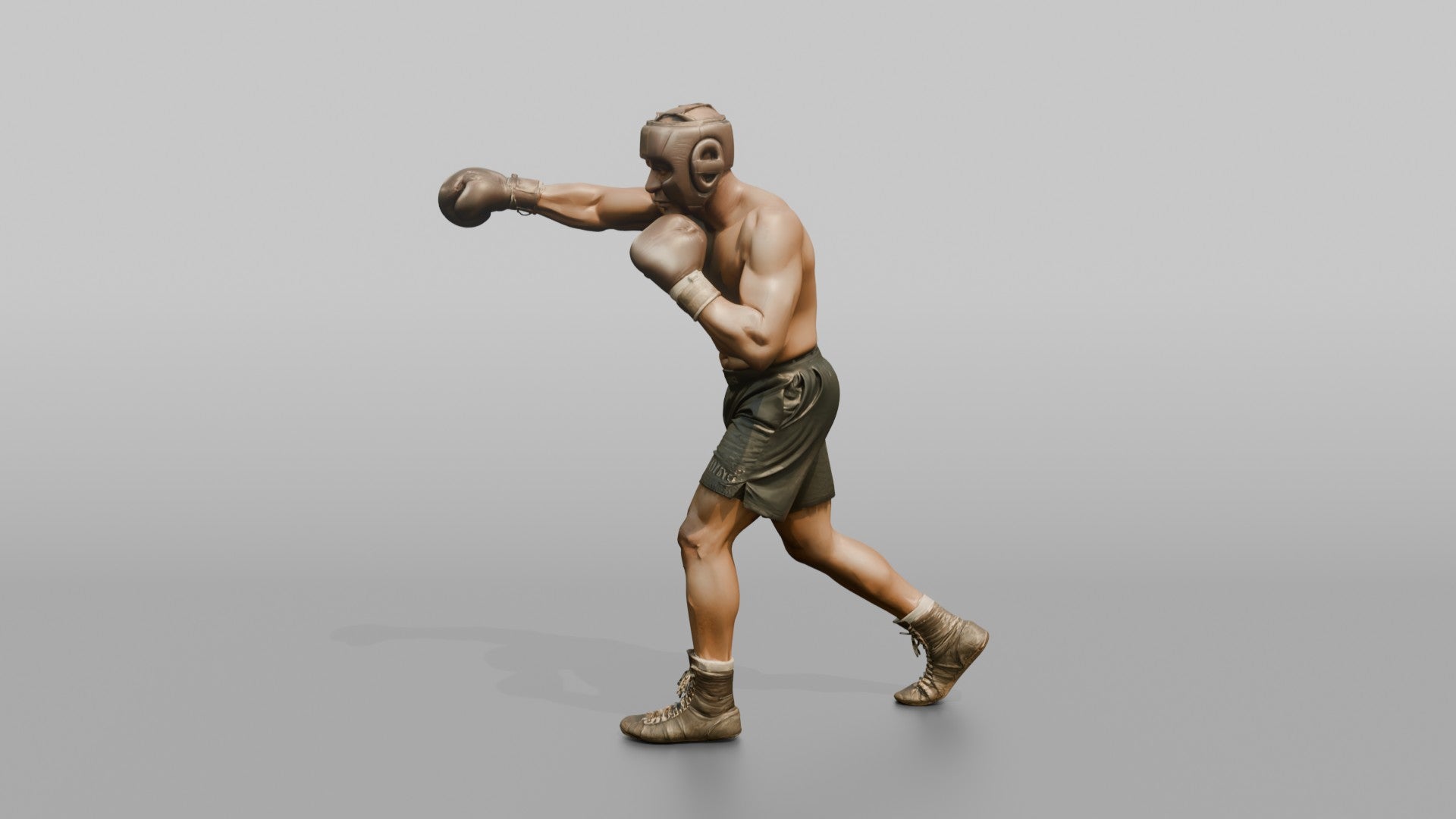 Boxer Measured Left Jab