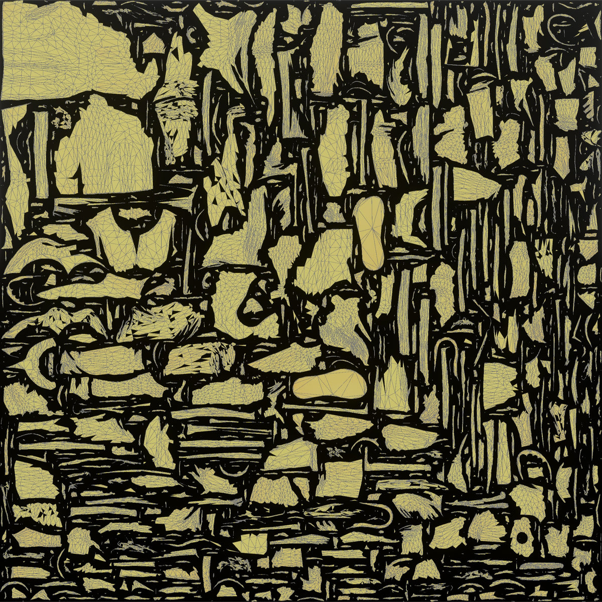 Mother Carrying A Stack Of Clean Folded Laundry - UV layout, metallic roughness map