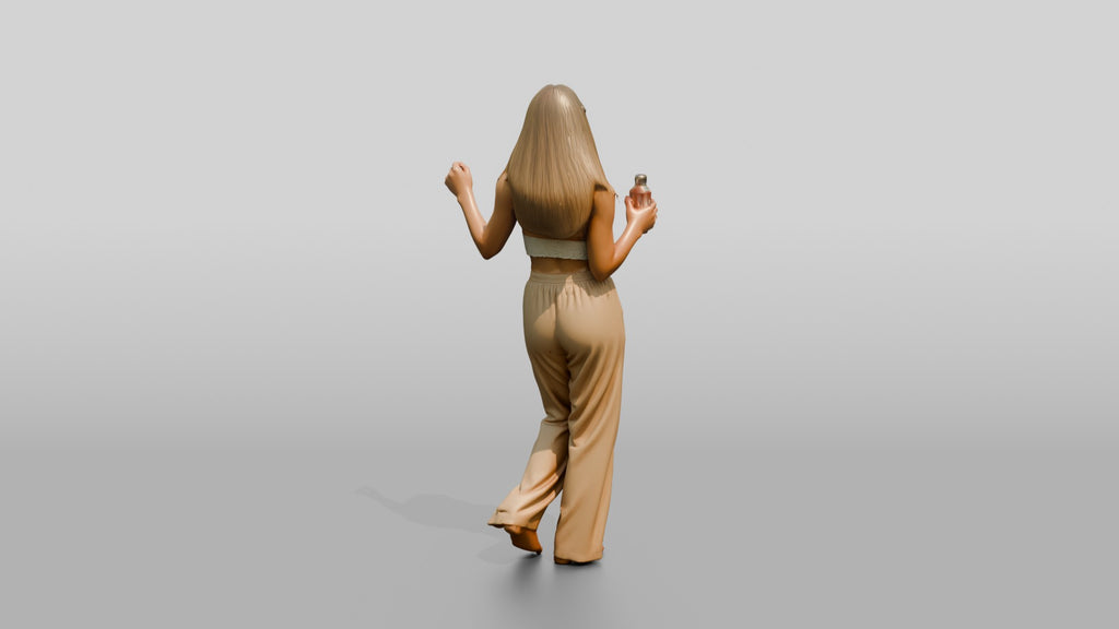 Woman Dancing with a Cocktail