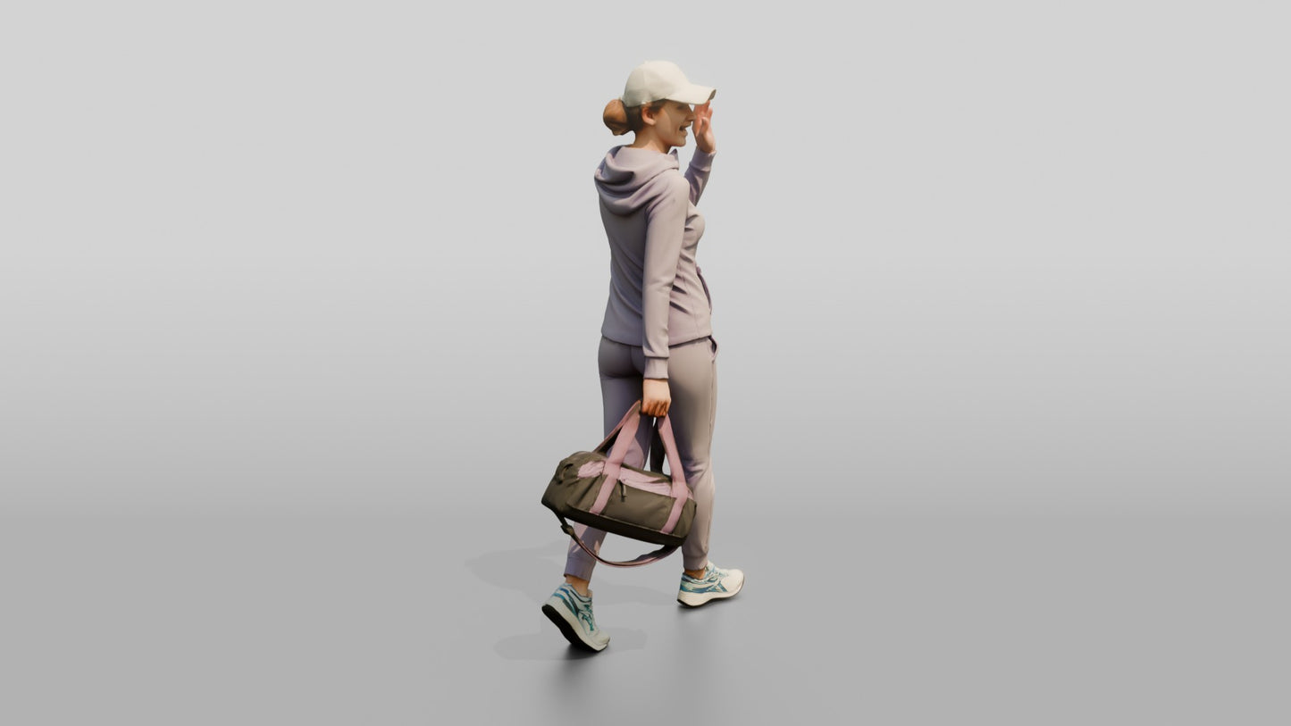 Sporty Athleisure Woman 06