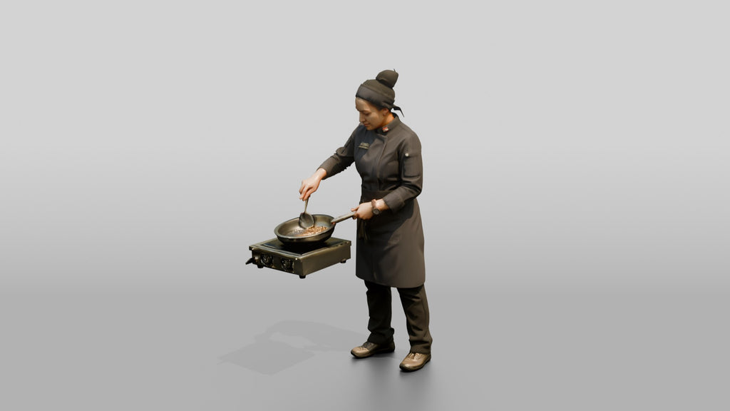 Chef Roasting Whole Spices