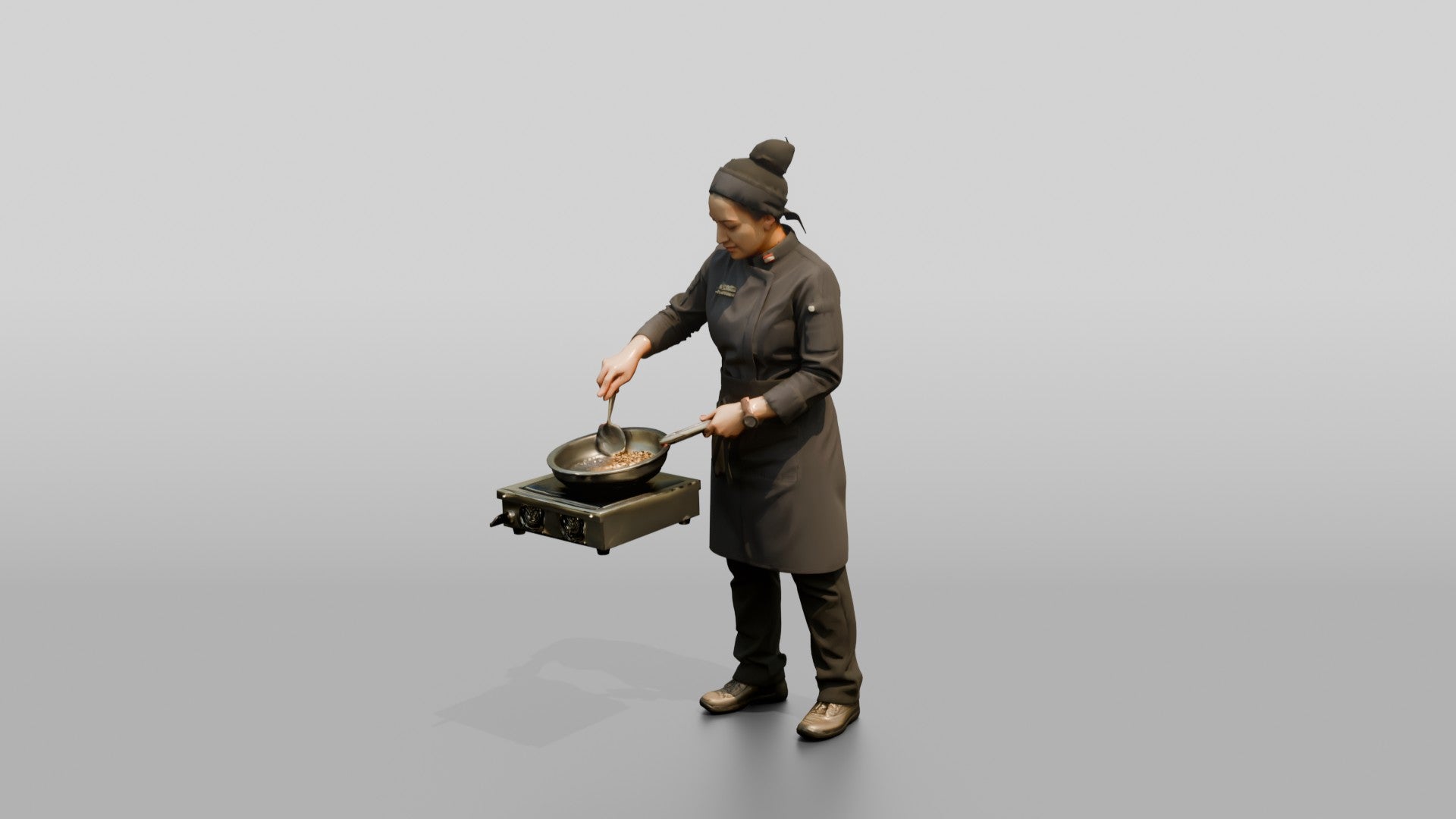 Chef Roasting Whole Spices