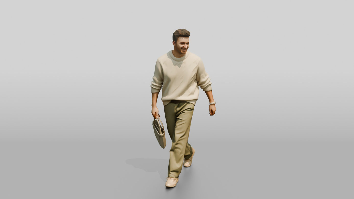 Cozy Oversized Casual Man 09