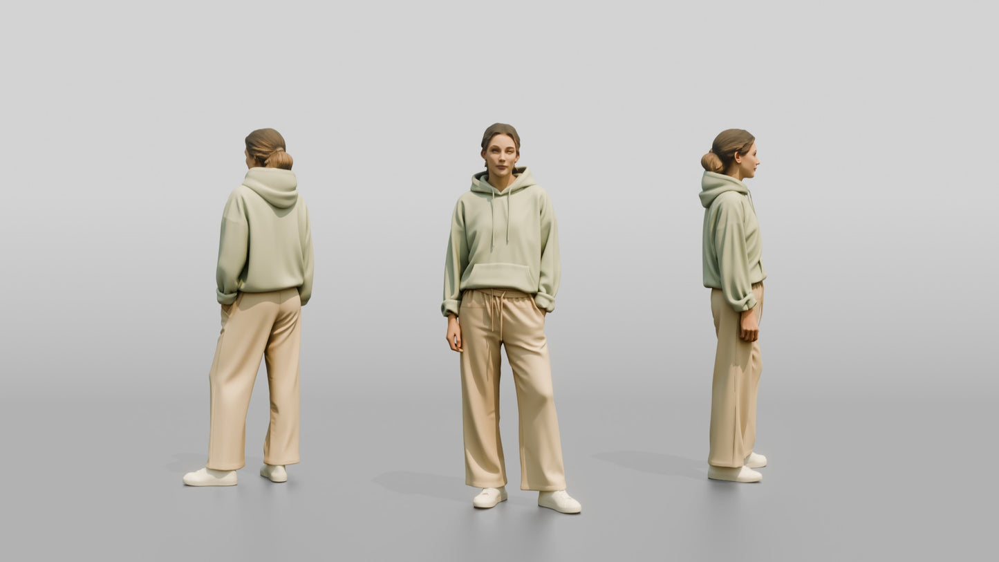 Cozy Oversized Casual Woman 11