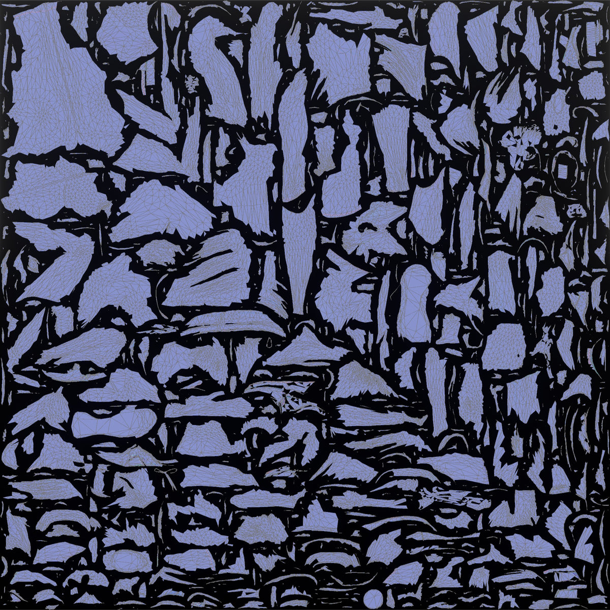 Weightlifter Man Holding A Kettlebell In A Goblet Squat Position - UV layout, normal map