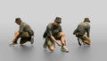 Streetwear Man Tying His Shoelace