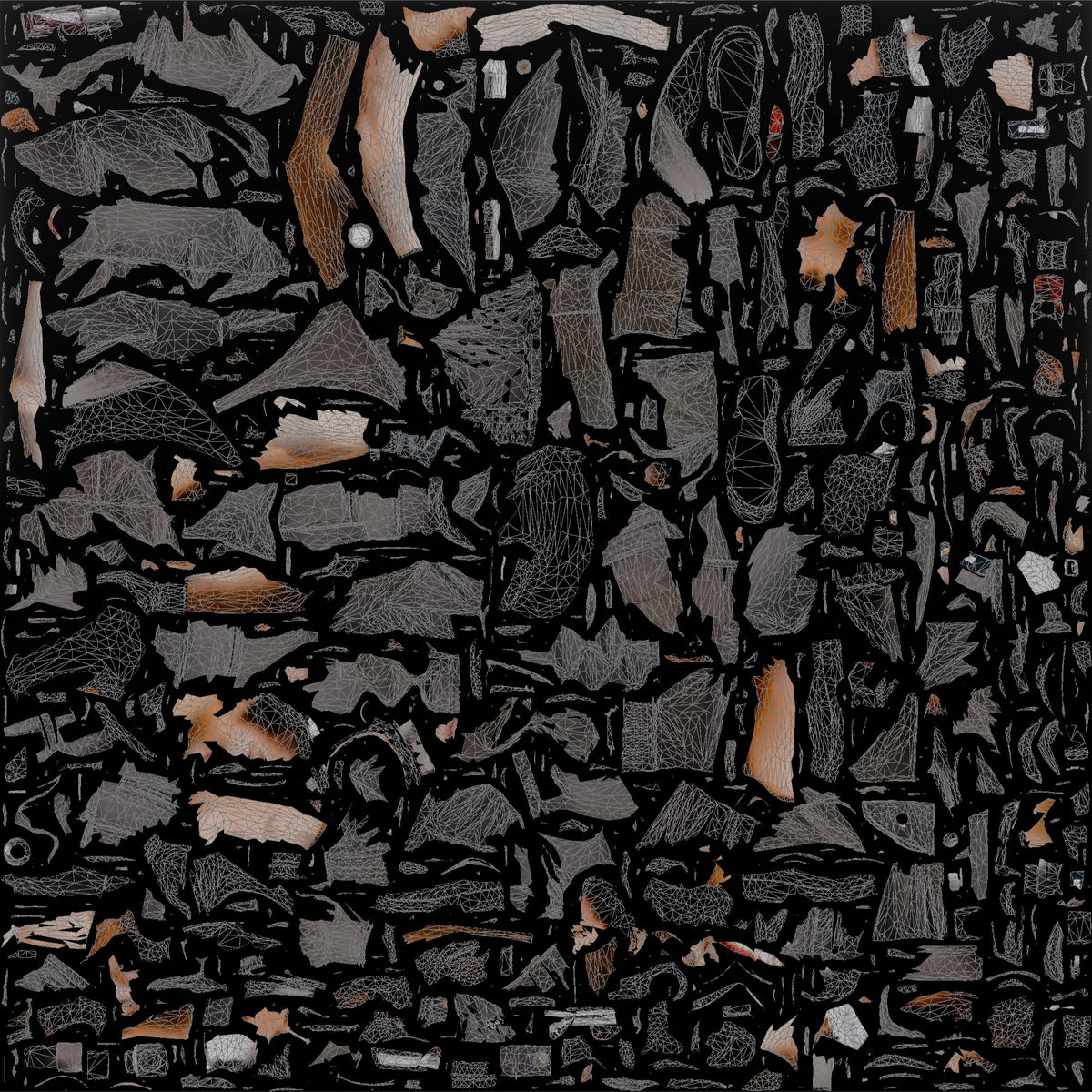 Mechanic Using an Impact Wrench - UV layout, base color map