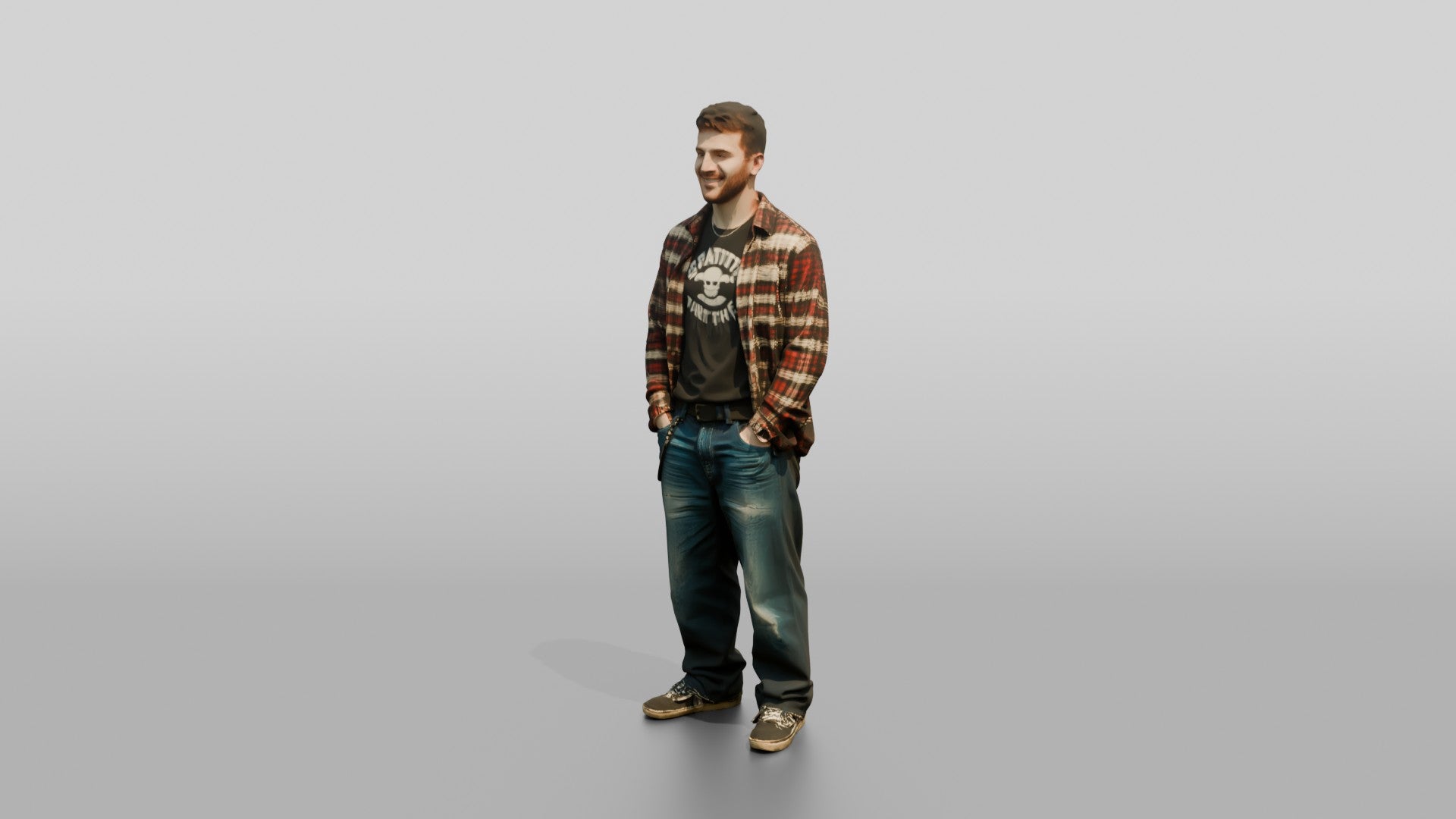 Grunge Skater Man 01