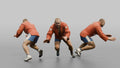 MMA Fighter Sprint to Execute a Double-leg Takedown