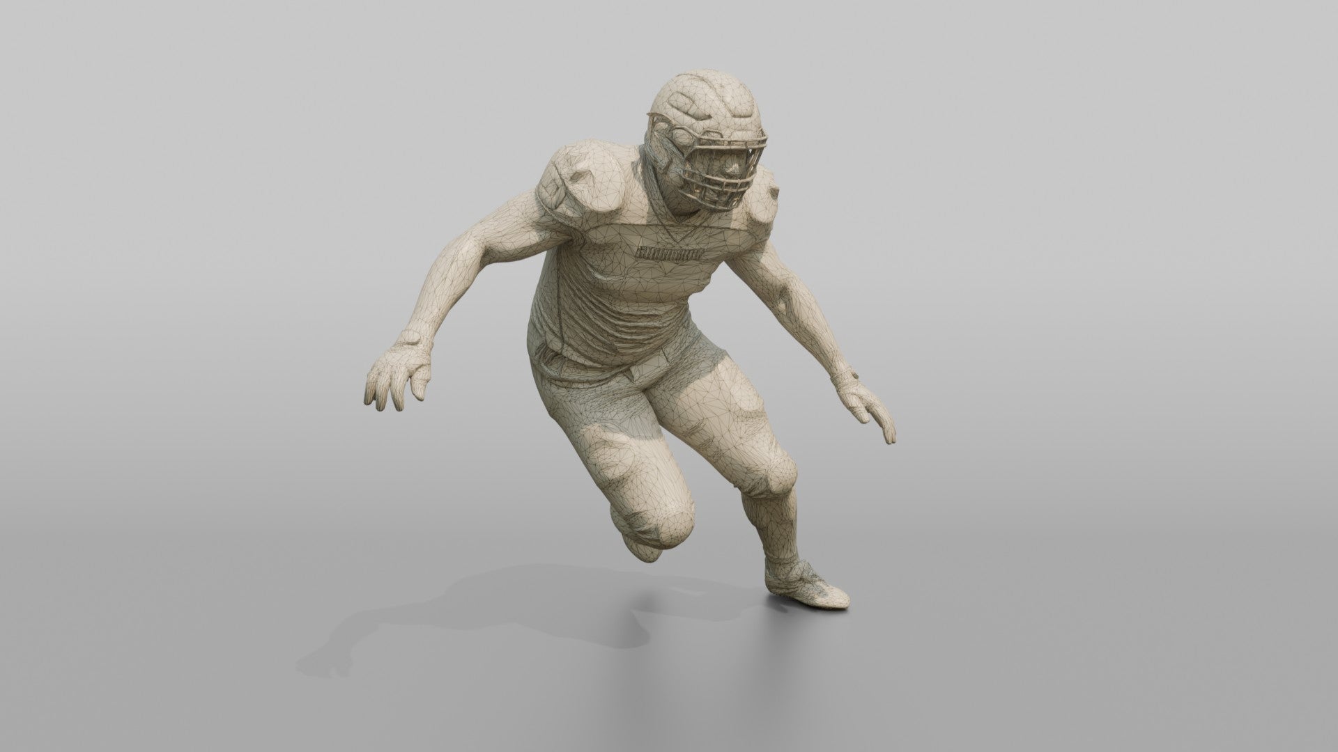 Defensive Tackle Bull-Rushing Forward