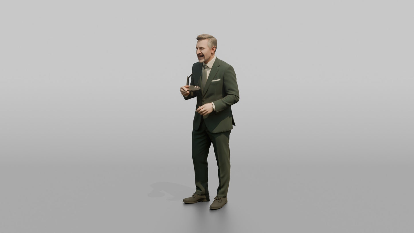 Wedding Guest Laughing with Party Sunglasses