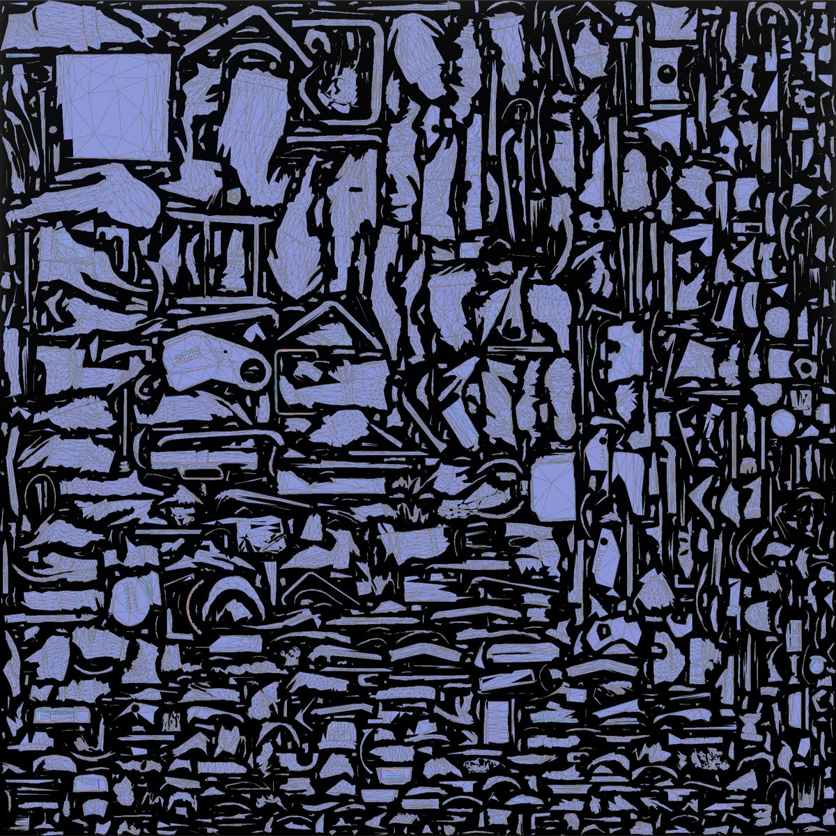 Construction Worker Man 25 - UV layout, normal map