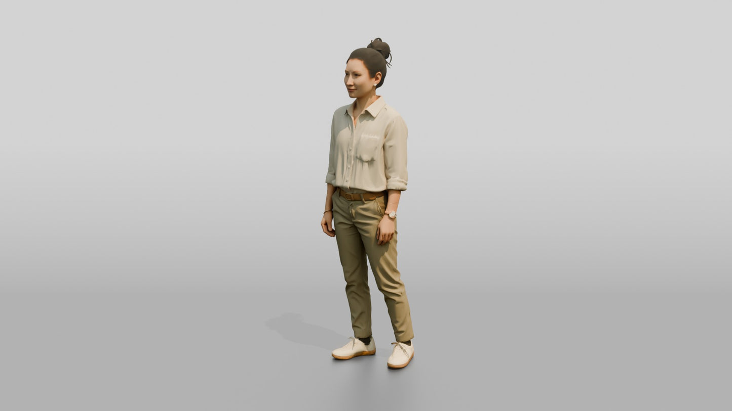 Businesswoman in Smart Casual Attire