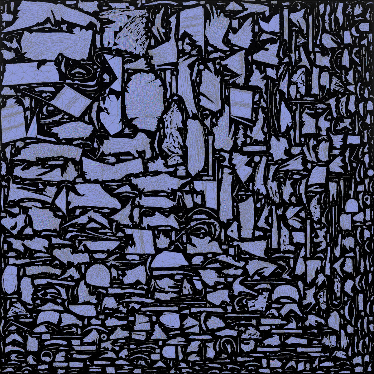 Construction Worker Man 12 - UV layout, normal map
