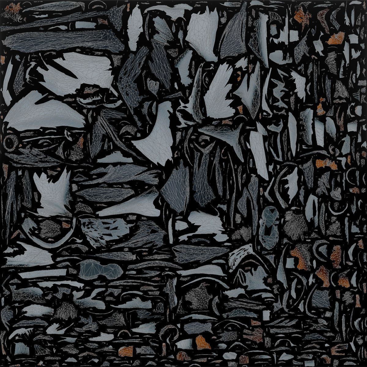 Woman in Deep Side Lunge - UV layout, base color map