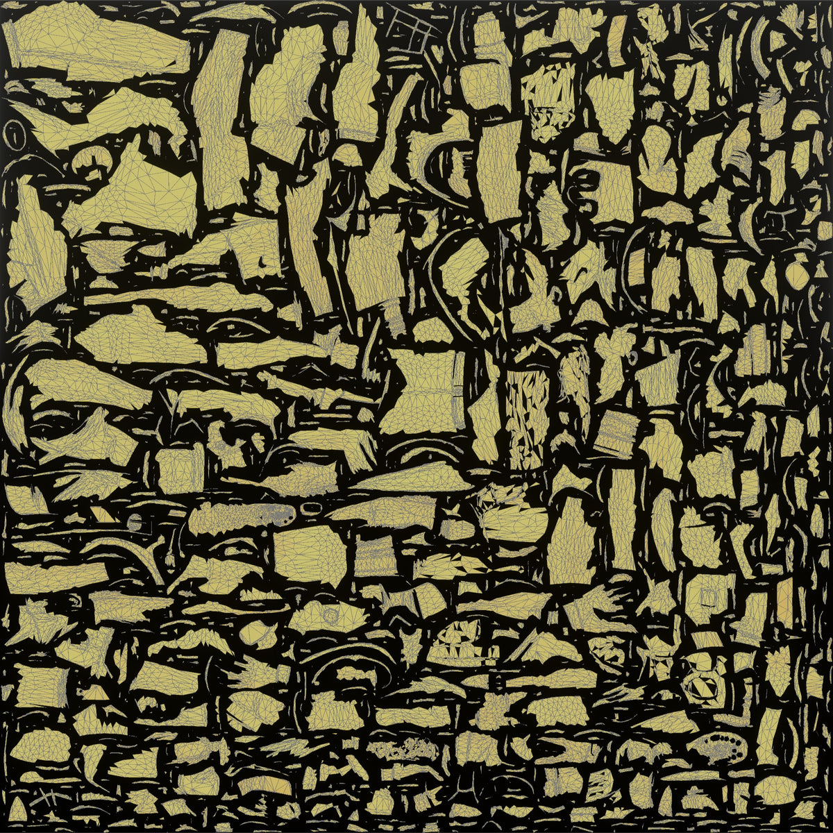 Player Standing on the Sideline - UV layout, metallic roughness map