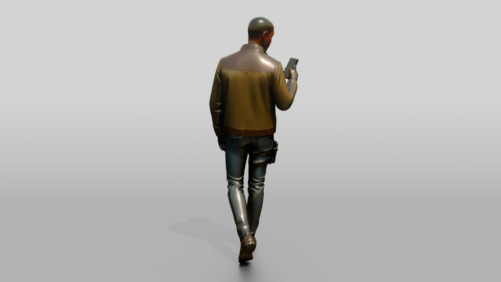 Courier Checking Phone