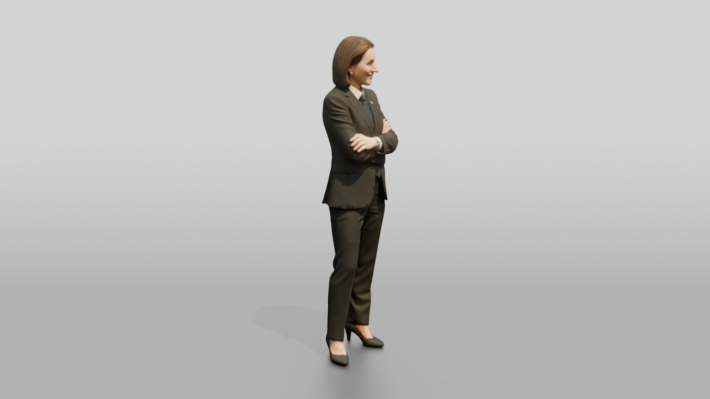 Confident Businesswoman with Arms Crossed