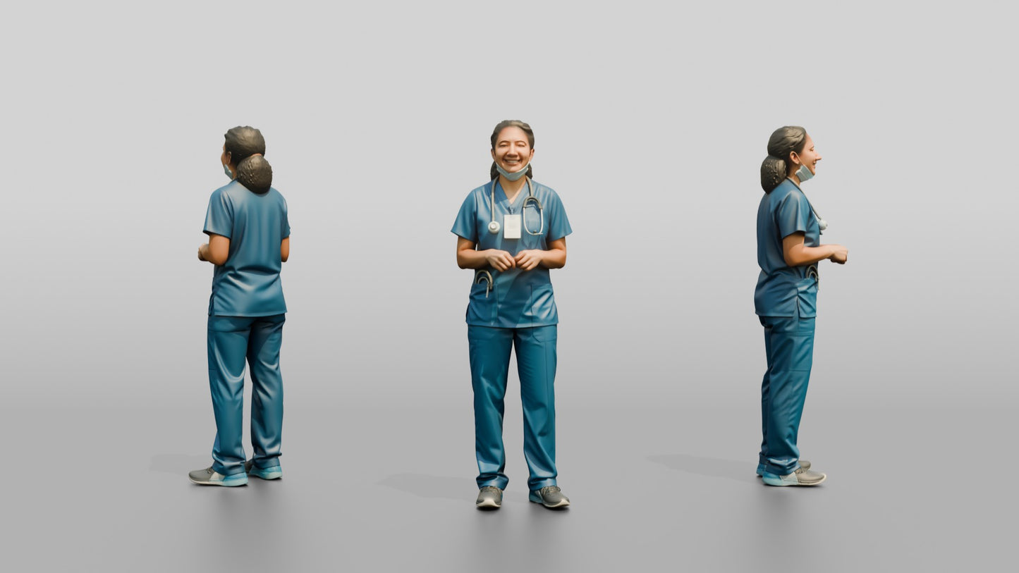 Young South Asian Woman Doctor Laughing