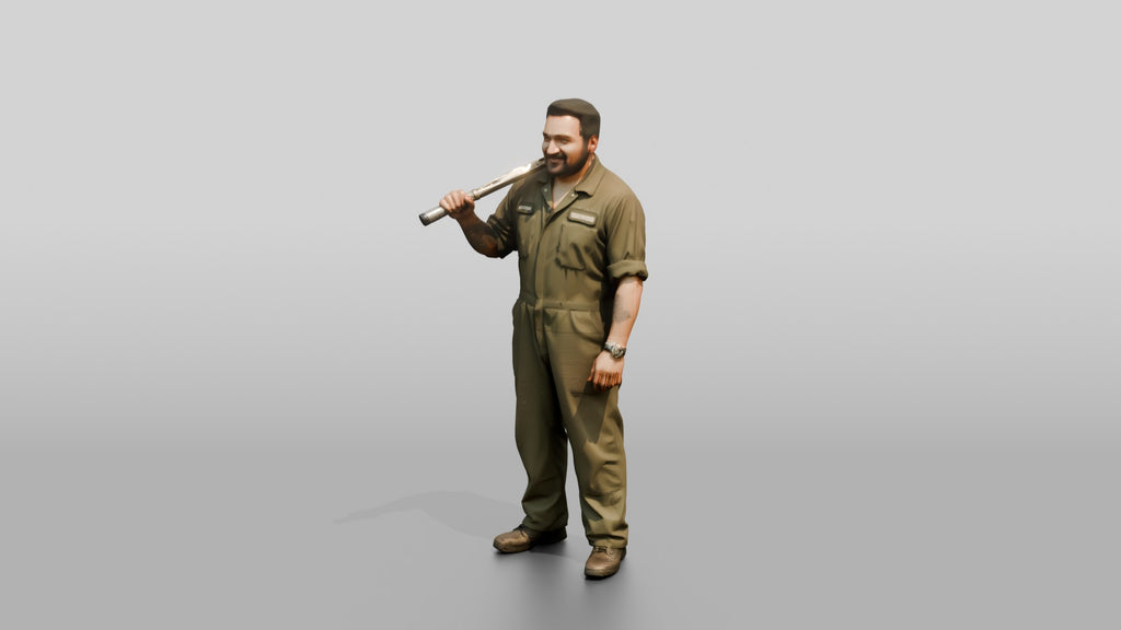 Mechanic Carrying Torque Wrench
