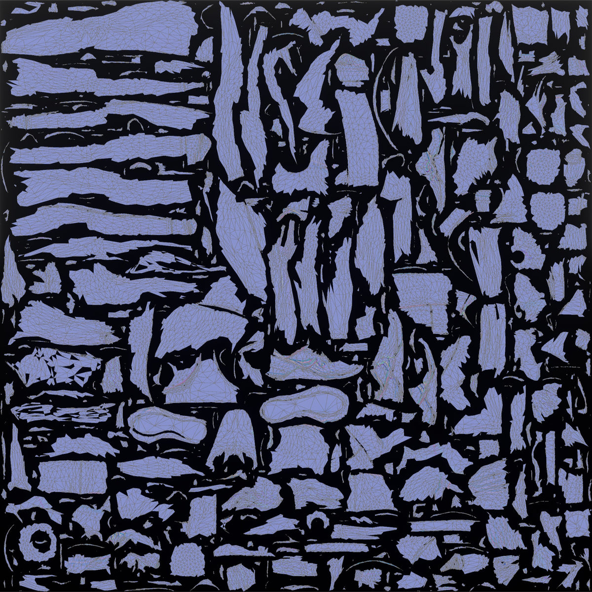 Weightlifter Woman Performing A Kettlebell Swing - UV layout, normal map