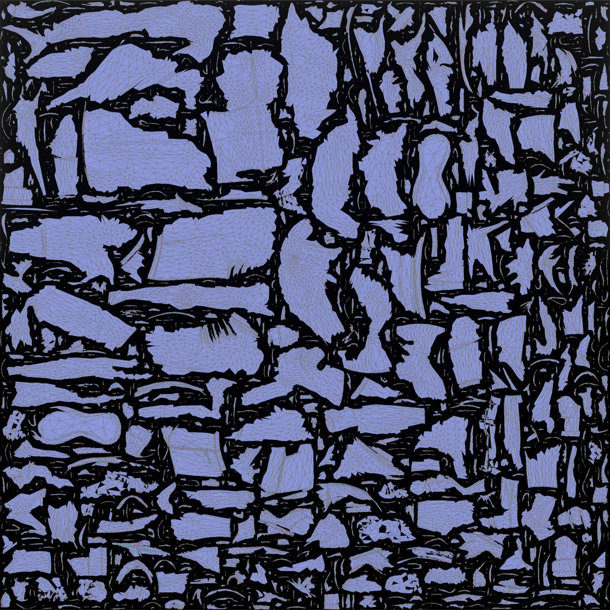 Man Panting After Heavy Lift - UV layout, normal map