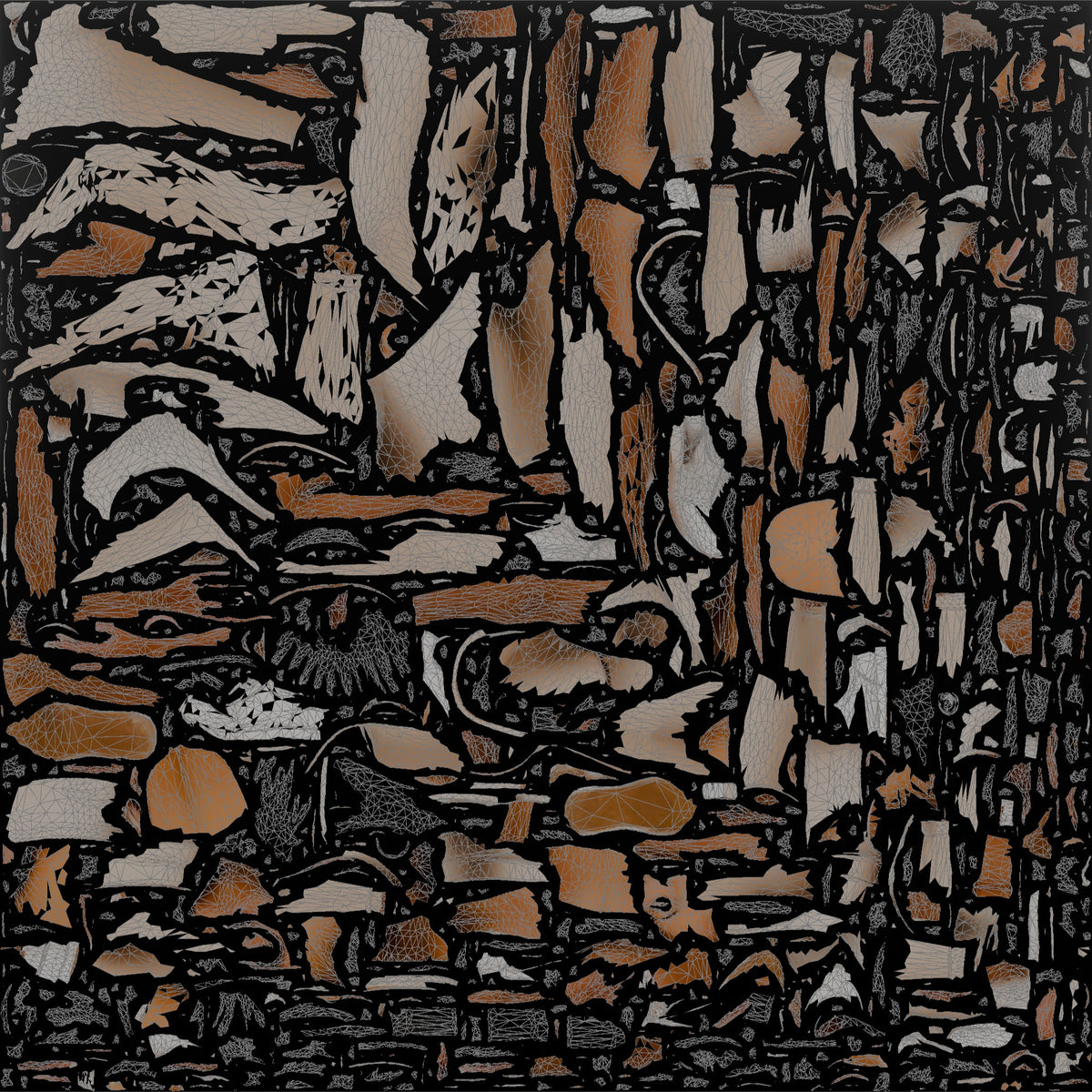 Fitness Influencer Woman Standing Relaxed, Weight Shifted To One Side - UV layout, base color map