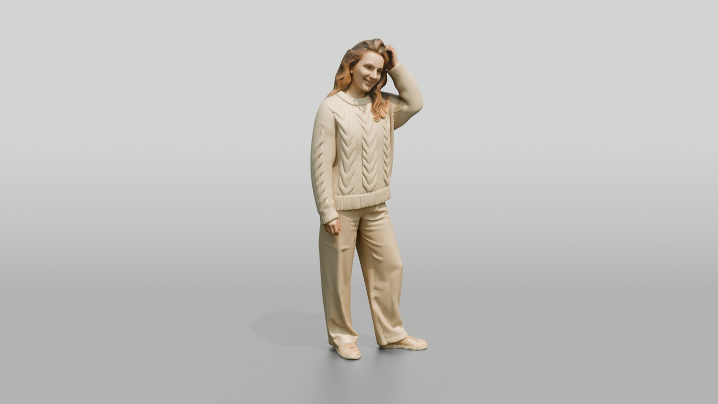 Cozy Oversized Casual Woman 10